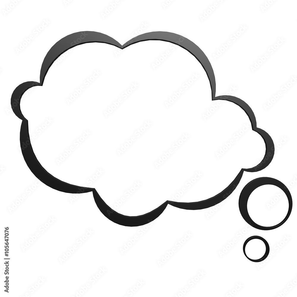 Thought bubble cartoon Thought bubble cartoon