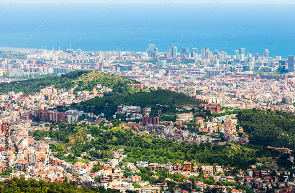   Barcelona from mount