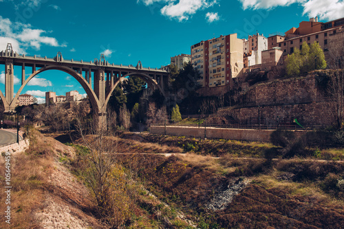 Most San Jordi w mieście Alcoy. Hiszpania