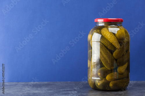 Big jar with pickles