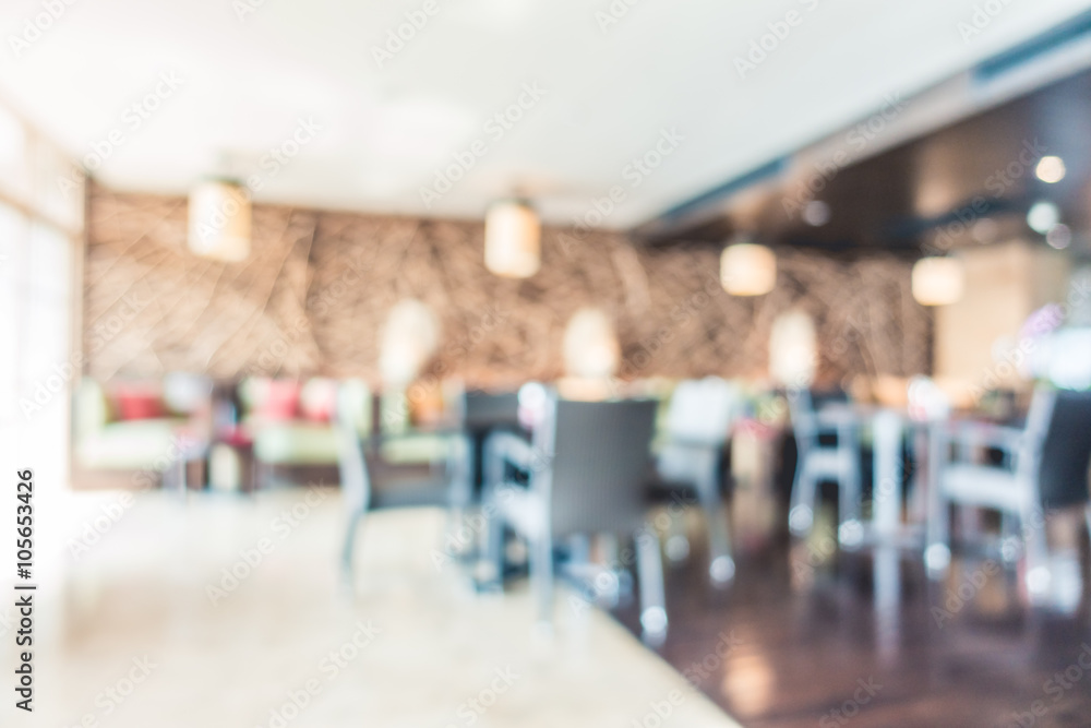 Fototapeta premium Abstract blur restaurant