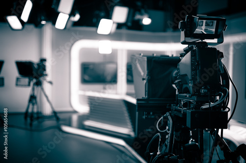 Fotografie TV Studio live broadcasting