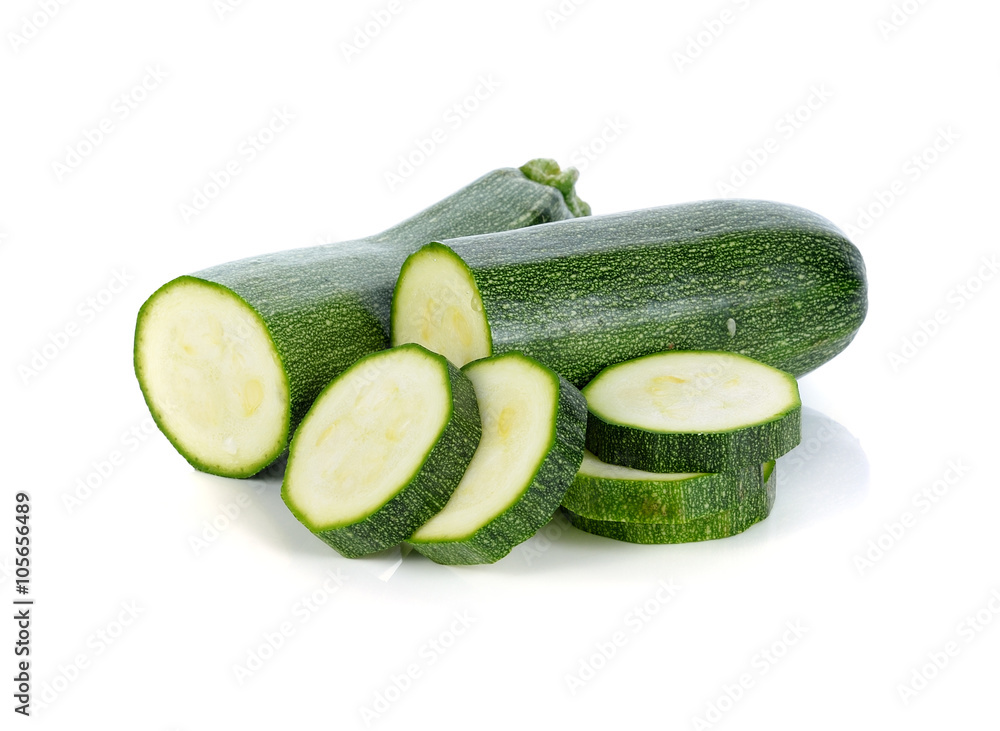zucchini isolated on white background zucchini isolated on white background