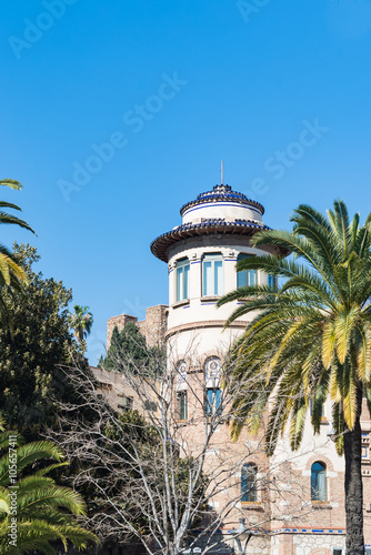 Cupola with windows in Malaga Spain