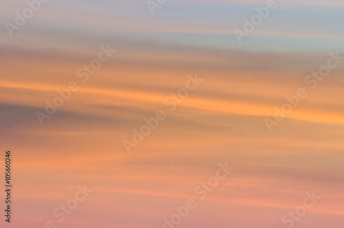 Color of sunset sky background © niradj
