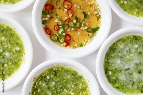 Thai spicy sauce seafood