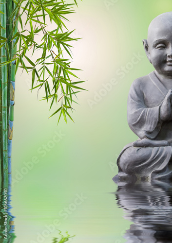 Composition Zen Relaxation Detente Bouddha Bambou Stock Photo Adobe Stock