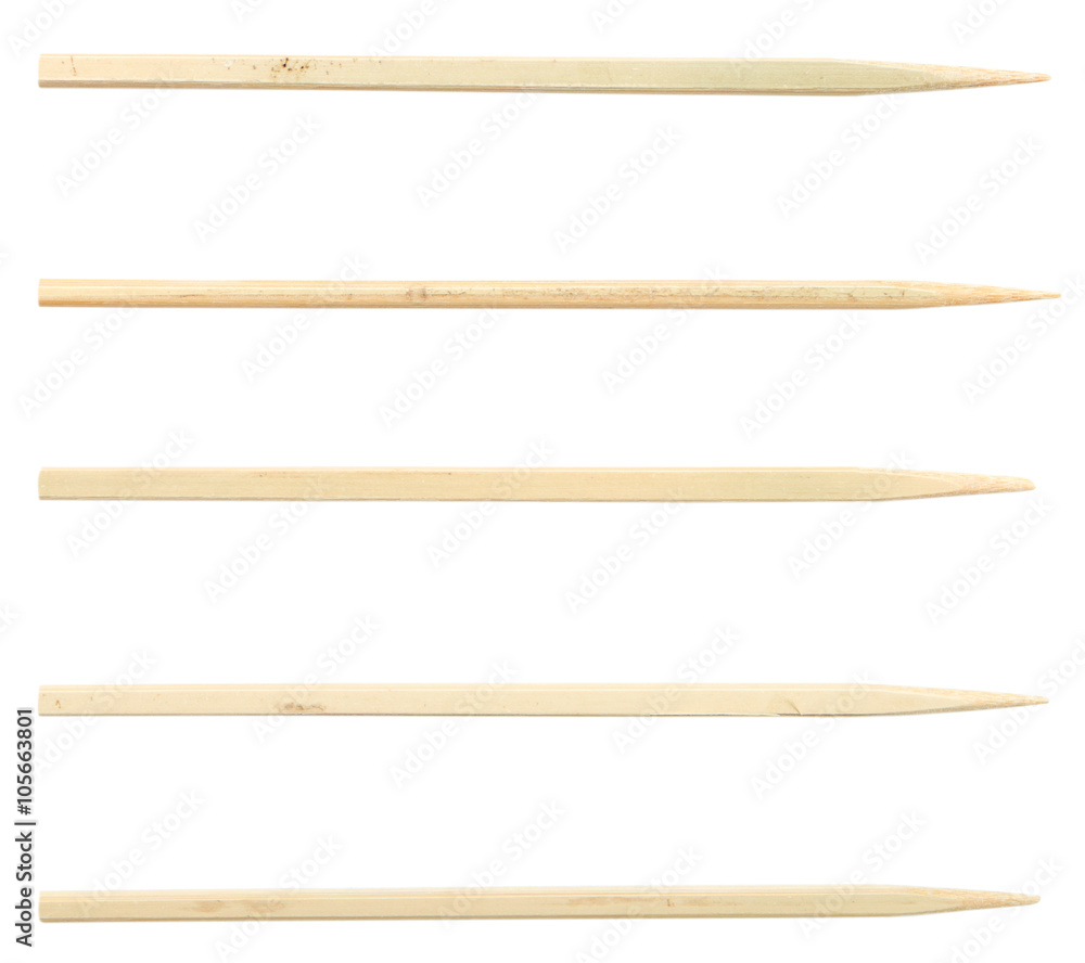 toothpick isolated on white toothpick isolated on white