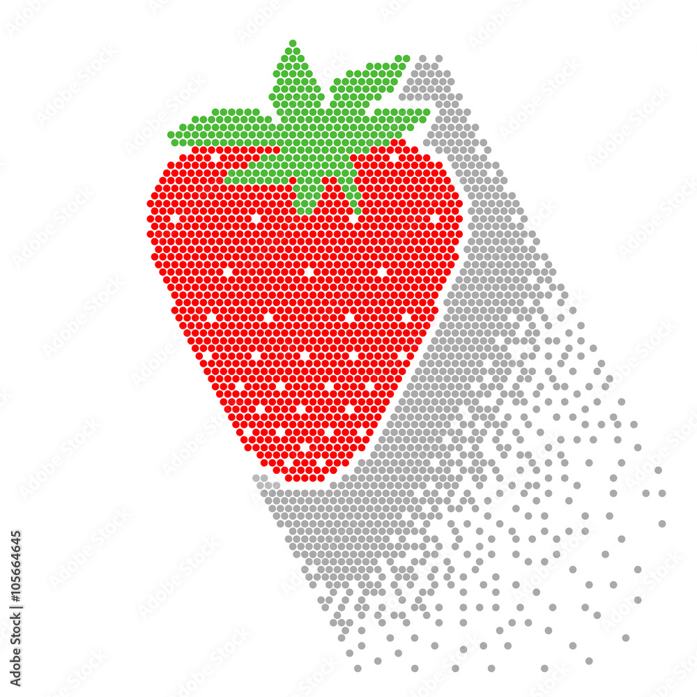 strawberry abstract image, vector illustration strawberry abstract image, vector illustration