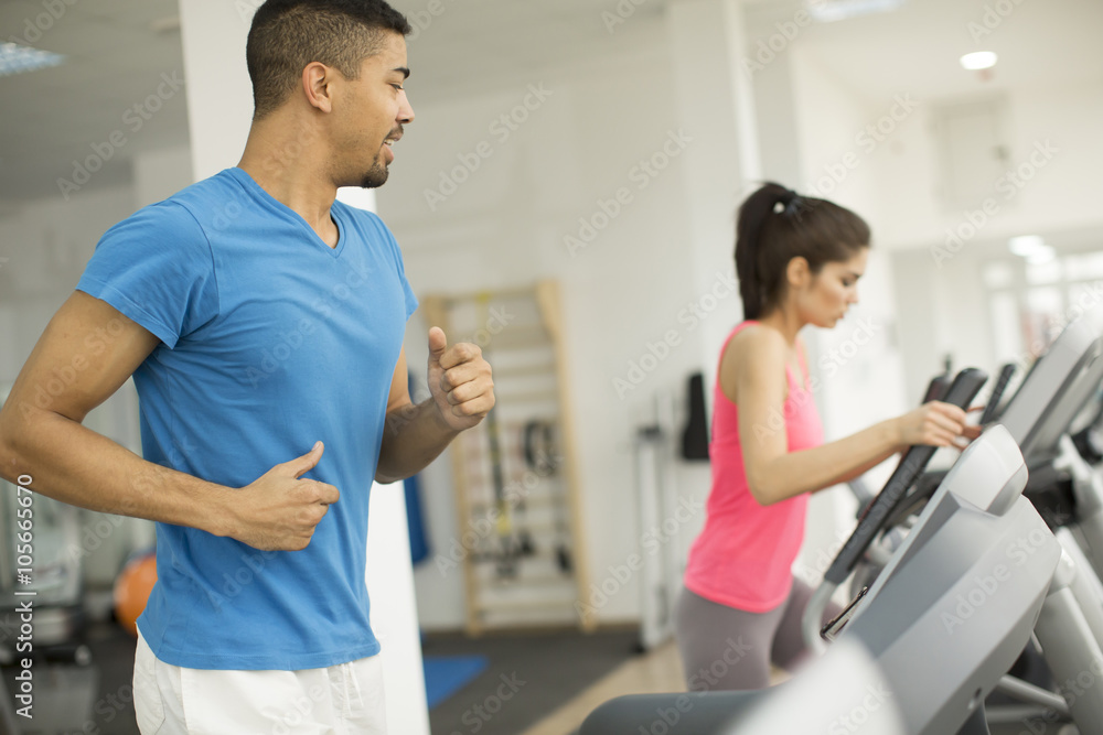 Man in the gym Man in the gym