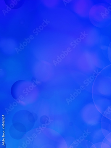 Abstract background blue bokeh