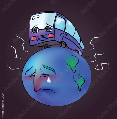 The planet is suffering from human transport