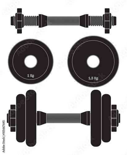 Weights, dumbbell