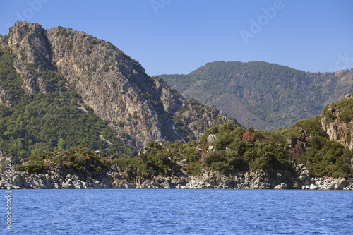 Fototapeta Naklejka Na Ścianę i Meble -  The sea and the mountains in Turkey