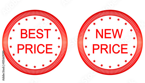 New best price signs set