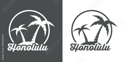 Icono plano Honolulu #1