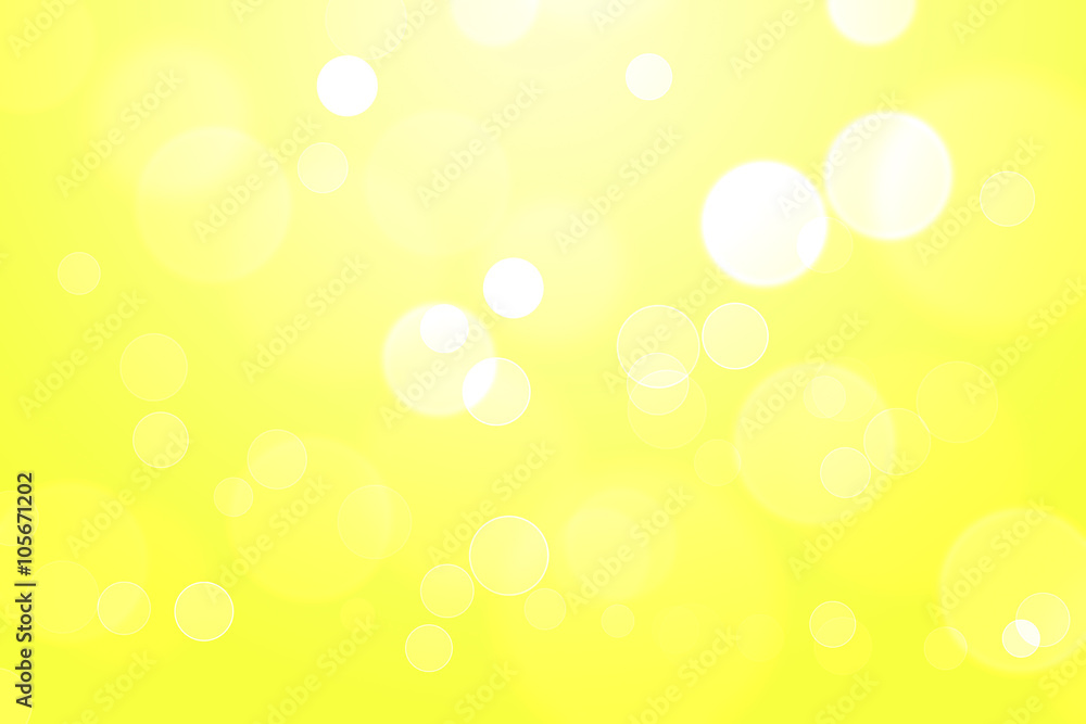 Yellow bokeh abstract background. Yellow bokeh abstract background.