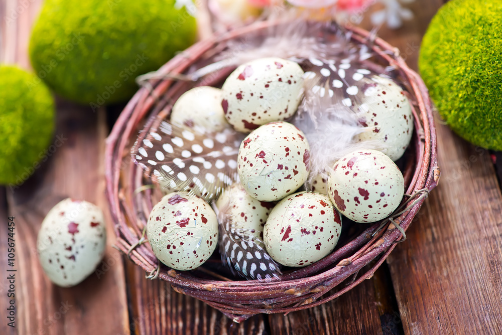 decorative painted Easter eggs
