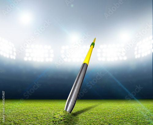 Photos Javelin In Generic Floodlit Stadium