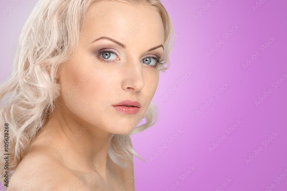 Portrait of a beautiful female model Portrait of a beautiful female model