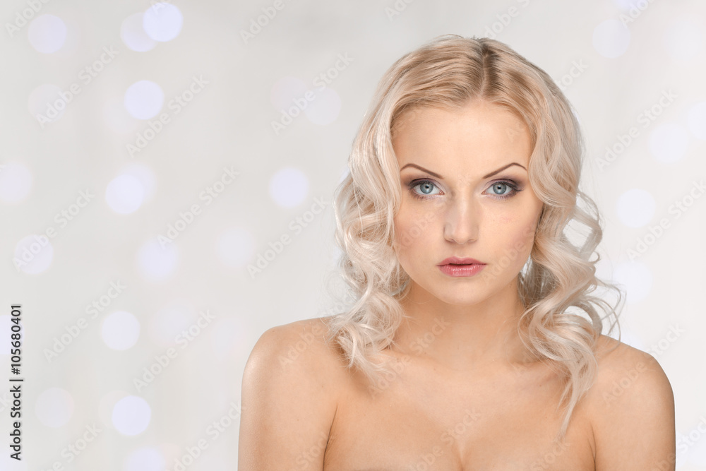 Portrait of a beautiful female model Portrait of a beautiful female model