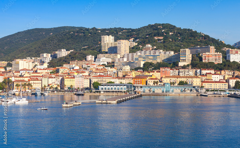 Port of Ajaccio, Corsica, the capital of Corsica