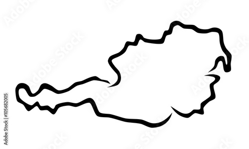 Karte Österreich - 1