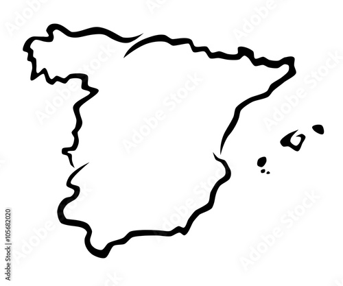 Karte Spanien - 1