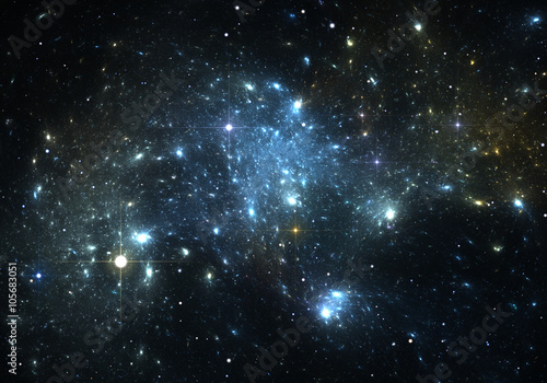 Fototapeta Naklejka Na Ścianę i Meble -  Colorful space star nebula
