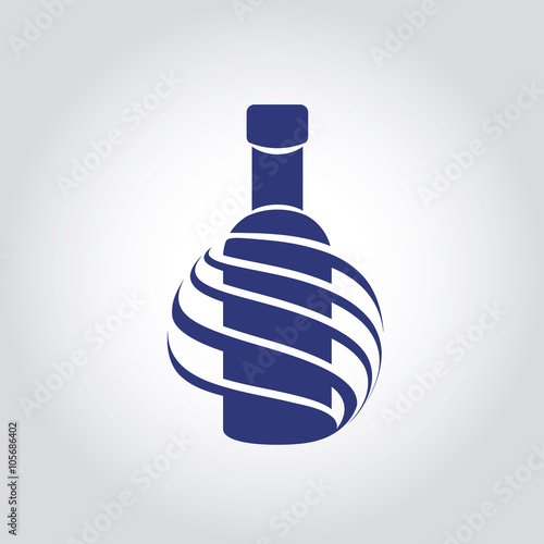 Alcohol Logotype Creative Icon