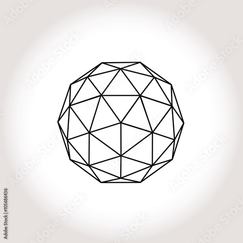 Framed Geosphere logotype icon