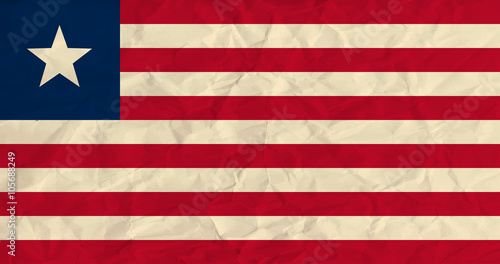 Liberia  paper  flag