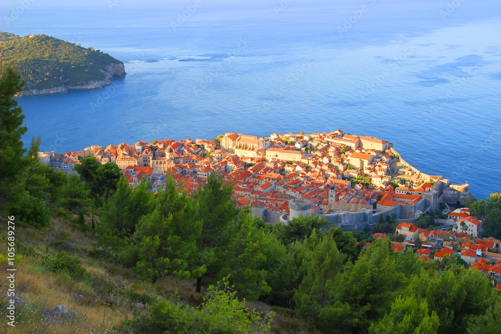 Dubrovnik Old town in morning light