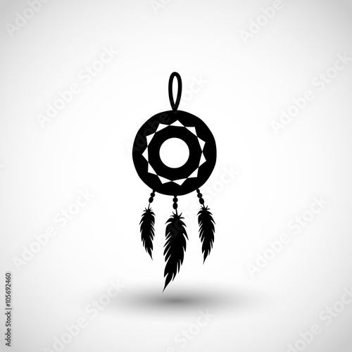 Dreamcatcher icon vector