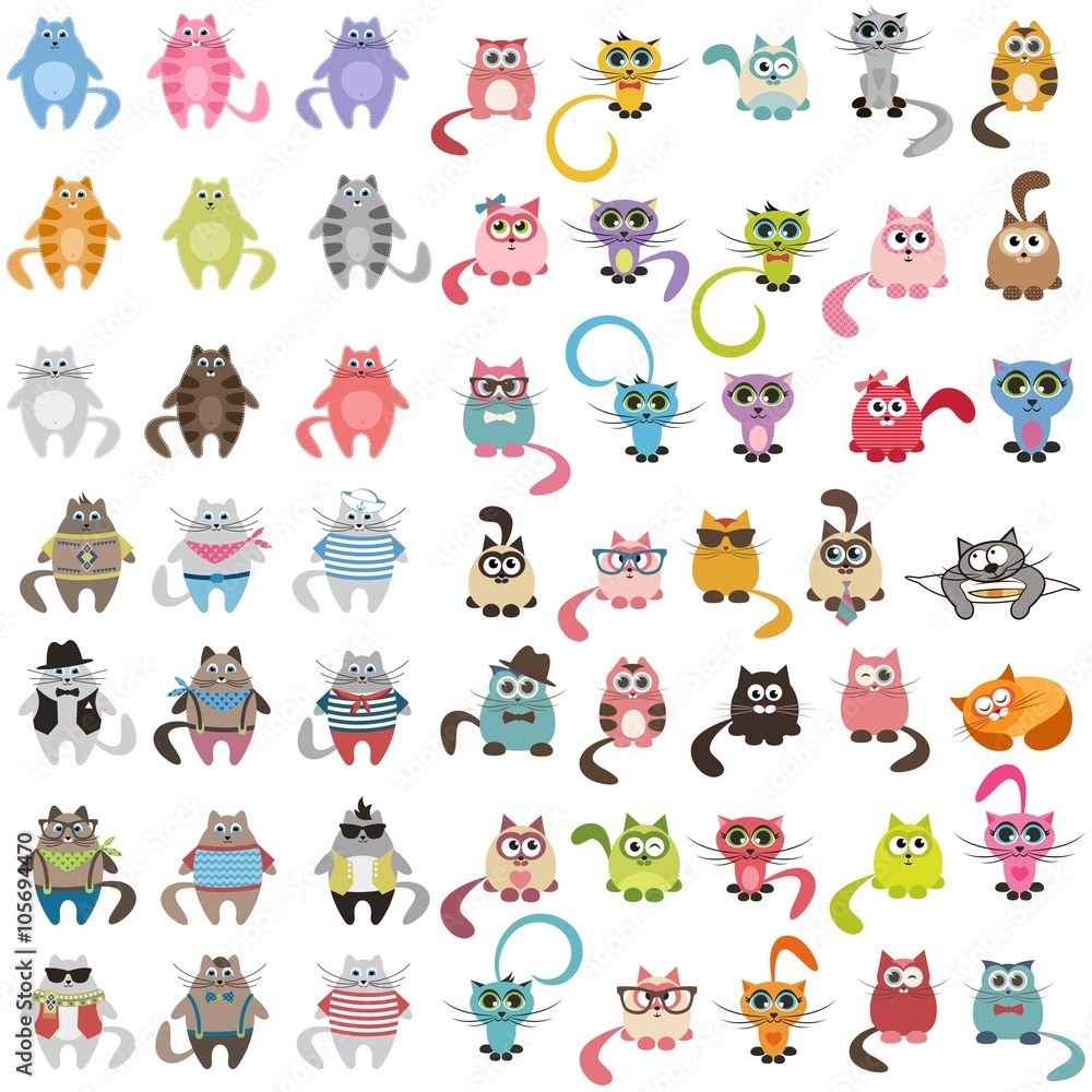 big set of cats big set of cats