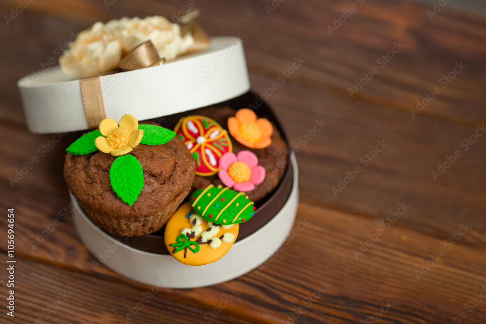 Easter eggs. Festive decoration. Happy Easter! Easter eggs. Festive decoration. Happy Easter!