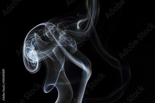 A smoke blurred motion