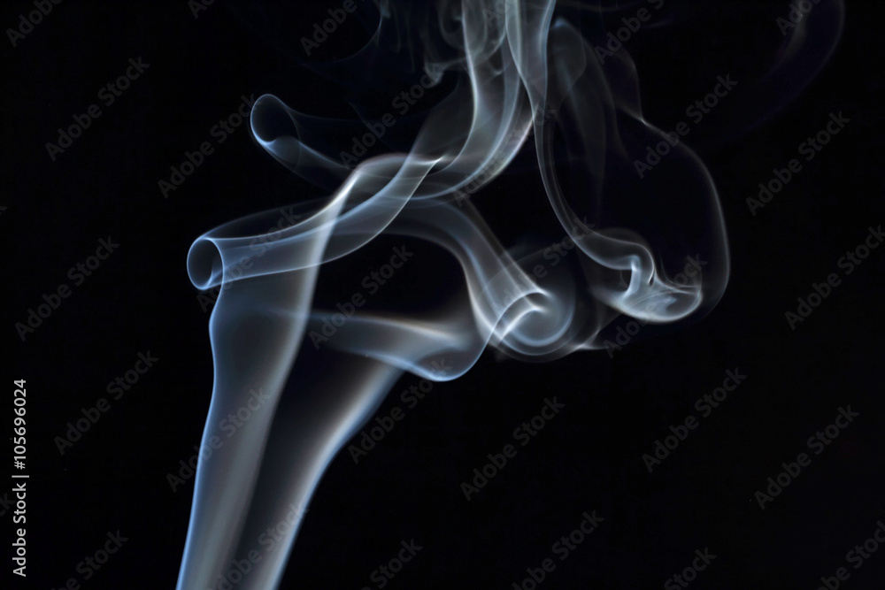 A smoke blurred motion A smoke blurred motion