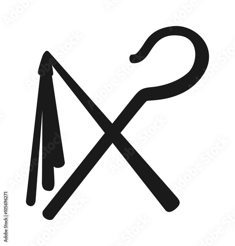 Egypt symbols vector Ankh Hieroglyph
