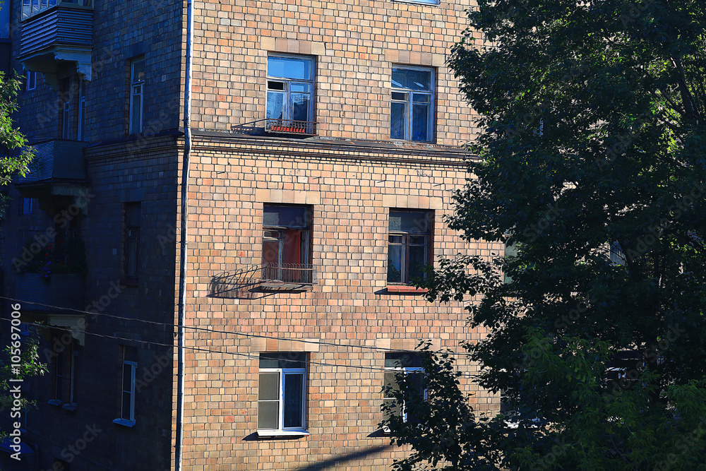 Naklejka premium Modern apartment buildings