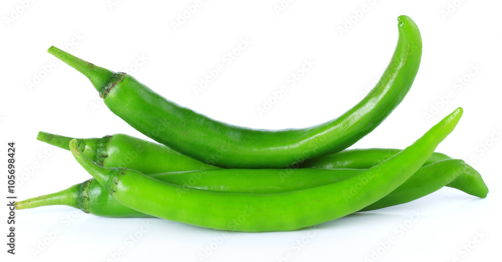 chili peppers isolate on white background chili peppers isolate on white background