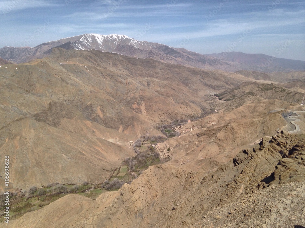 Valley in the Atlas Mountains