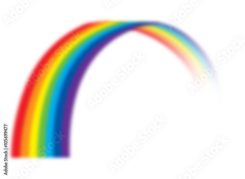 illustration of rainbow Fototapet