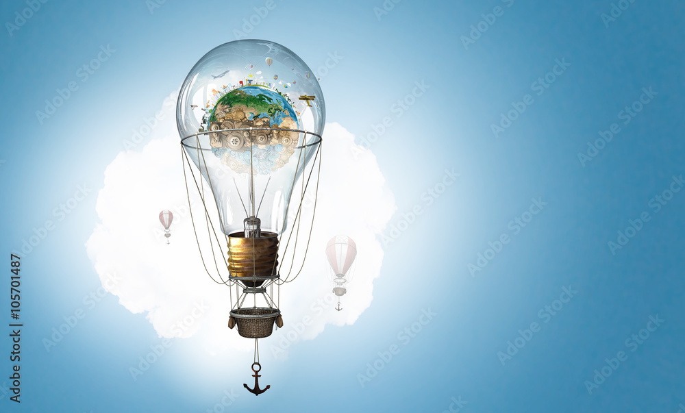 Obraz premium Aerostats flying high