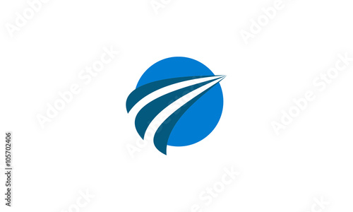 circle growth business logo