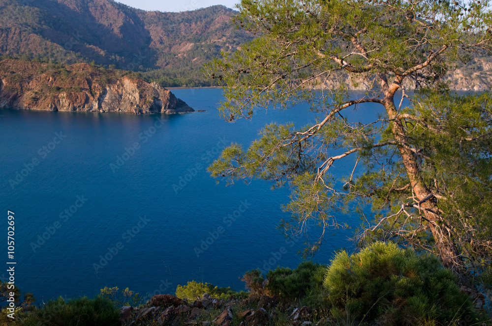 Naklejka premium Mediterranean landsape