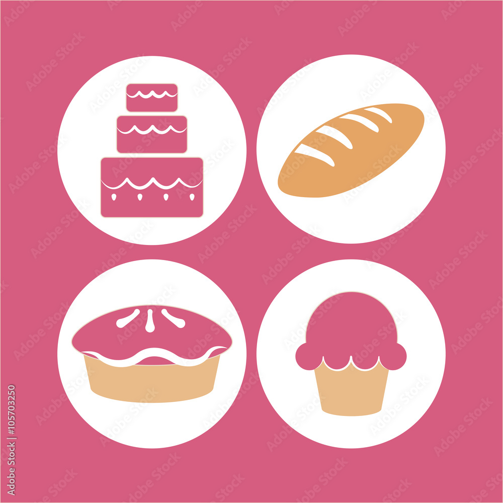 Bakery icon design Bakery icon design