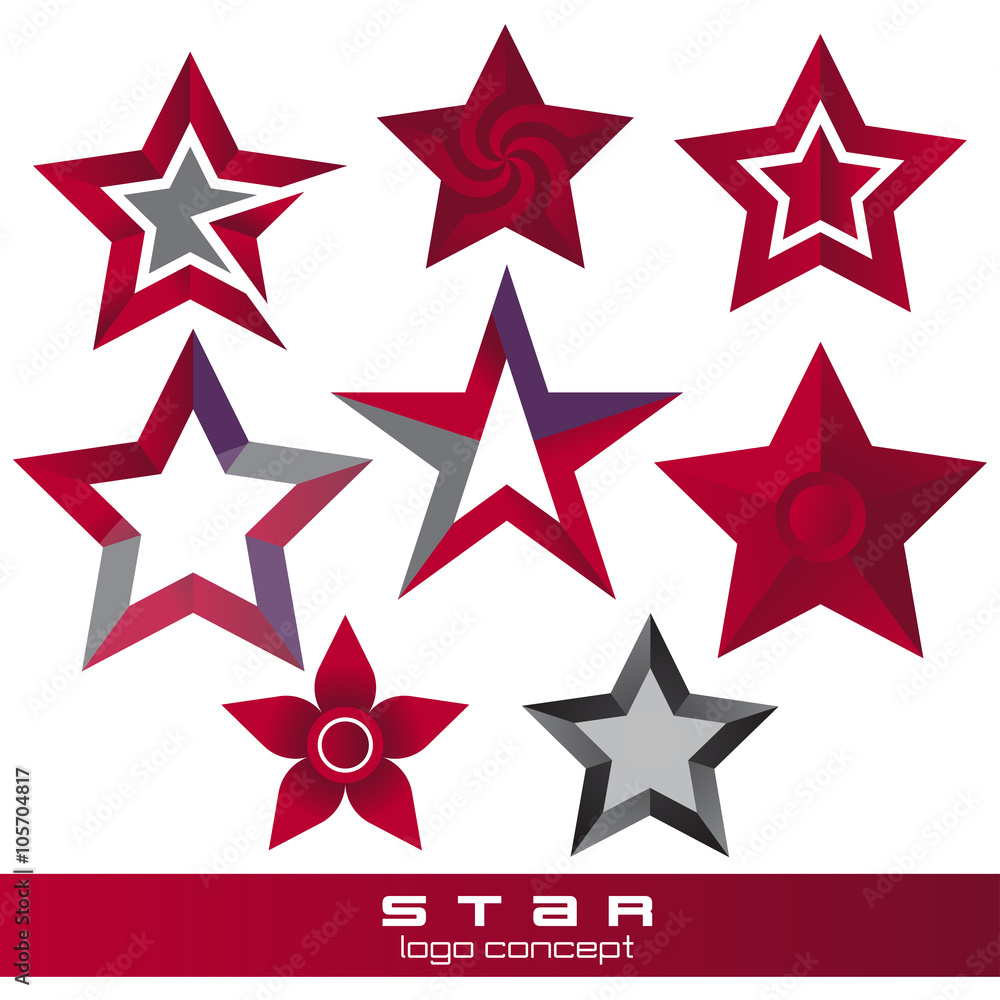 Obraz premium star logo pack 