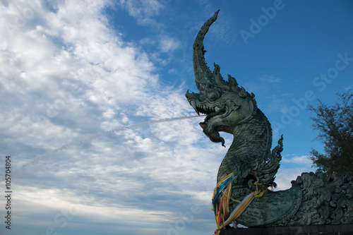 Naga statue in Songkhla  Thailand