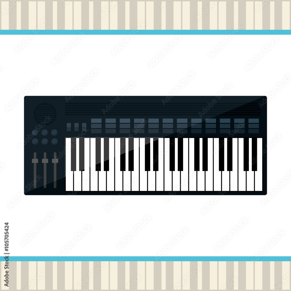 Fototapeta premium Music icon design